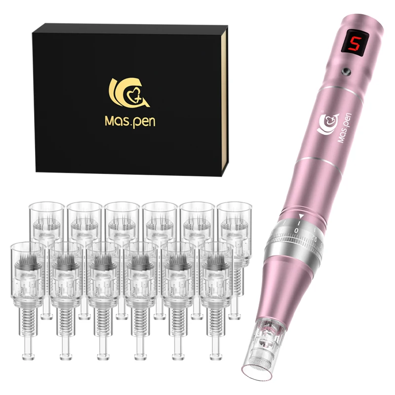 Homeuse Wilreless Ultima Microneedling Pen Professional Dermapen With 12pcs Tattoo Needles