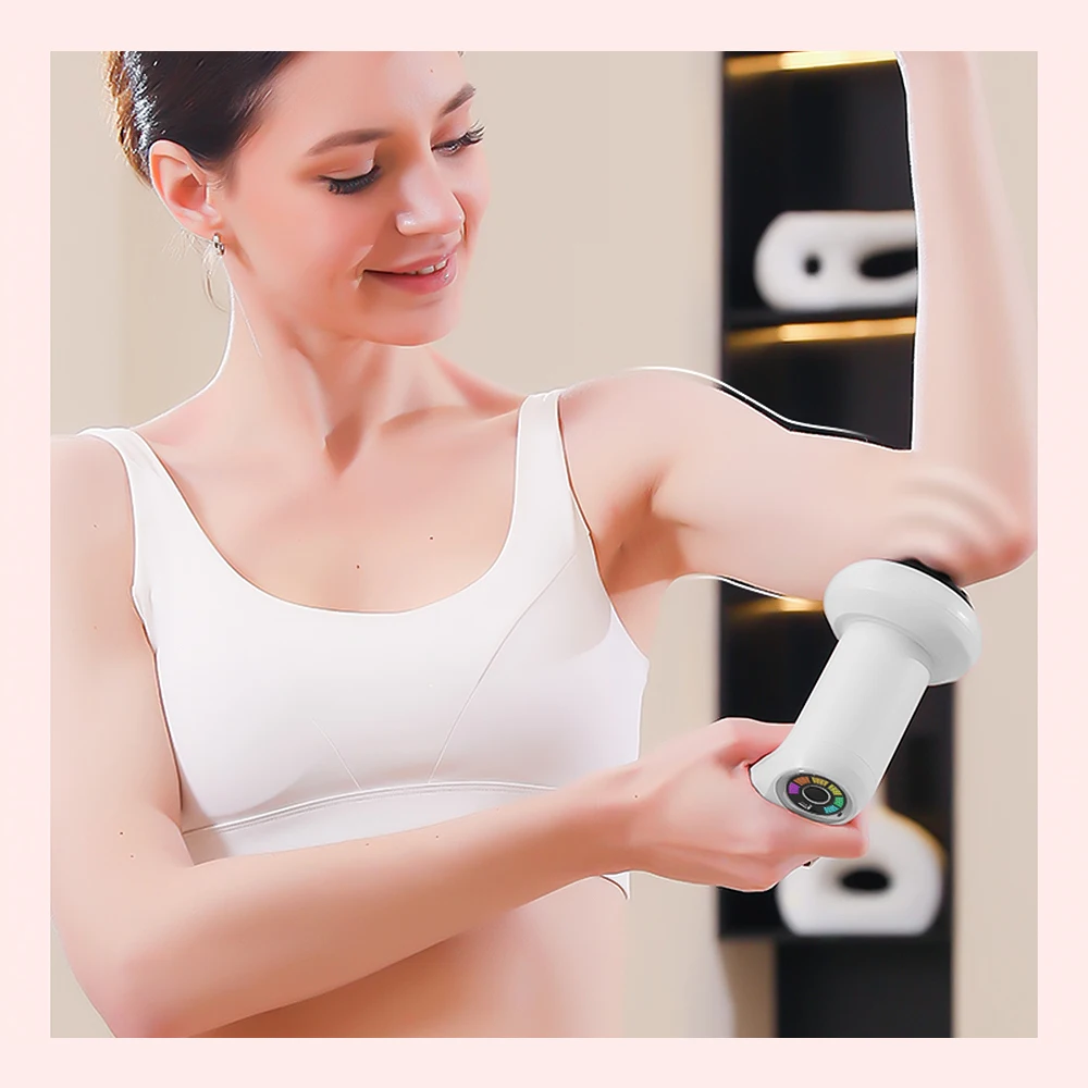 Beauty Body FAT Pusher พร้อมหัวนวด 5 หัวมินิไร้สายเครื่องนวดหน้าท้องไร้สายนวดเซลลูไลท์ Body Sculpting