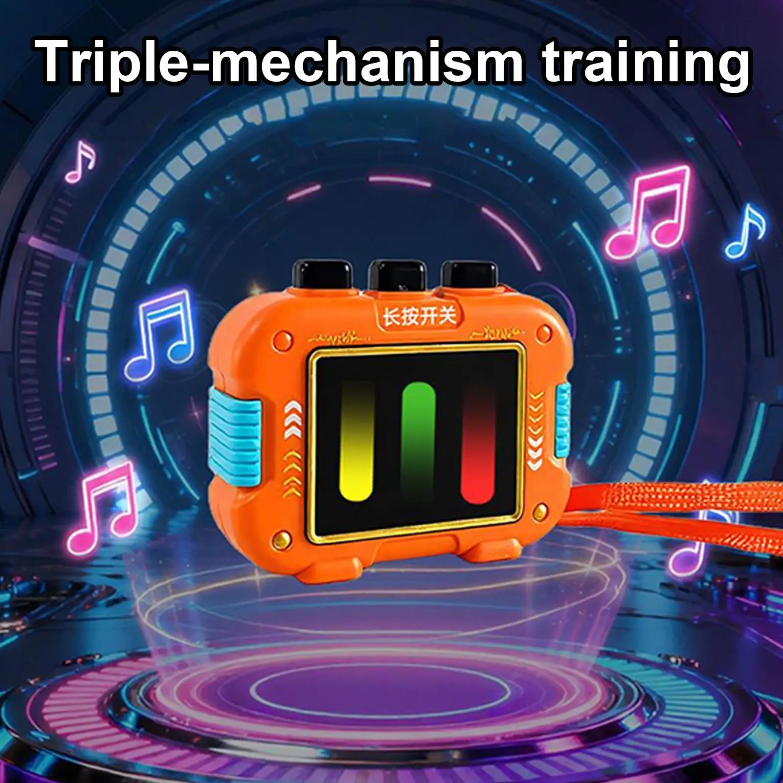 لعبة الدفع السريع تضيء لعبة الإيقاع ألعاب متململة مع صوت للمنزل والسفر والاسترخاء وتركيز عيد الميلاد