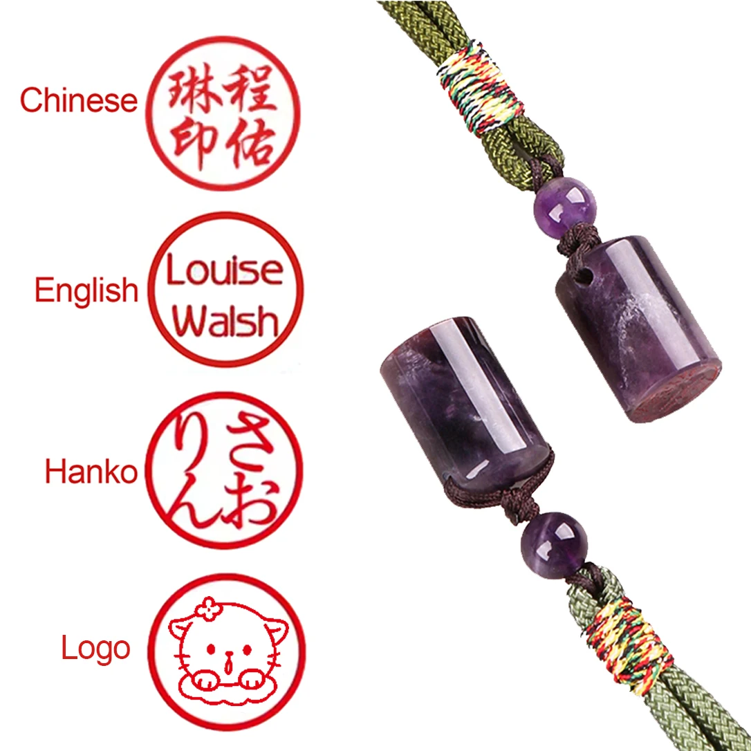 

Custom Hanko Name Stamp Chinese English Korean Name Stamp For Calligraphy Painting Logo Pic Customized Personalized Gift