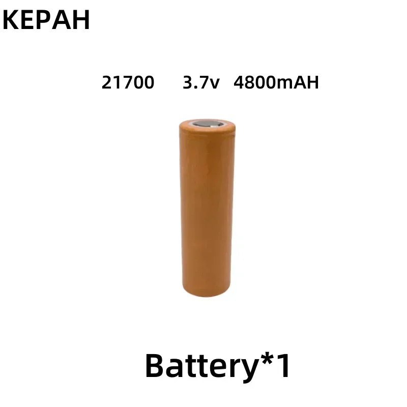 21700 NCR21700T Lithium Rechargeable Battery 4800mAh 3.7 V 40A High-discharge Battery High-drain Li-ion Battery  led flashlight