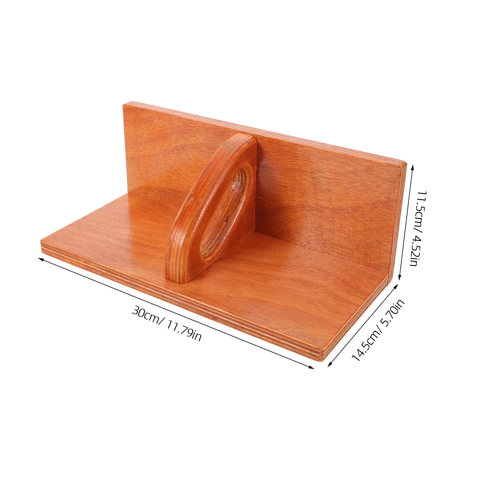 Wooden Paper Cutter Push Block Precision Straight Edge Trimmer For Craft Scrapbooking Office Rotary Cutting Tool Board
