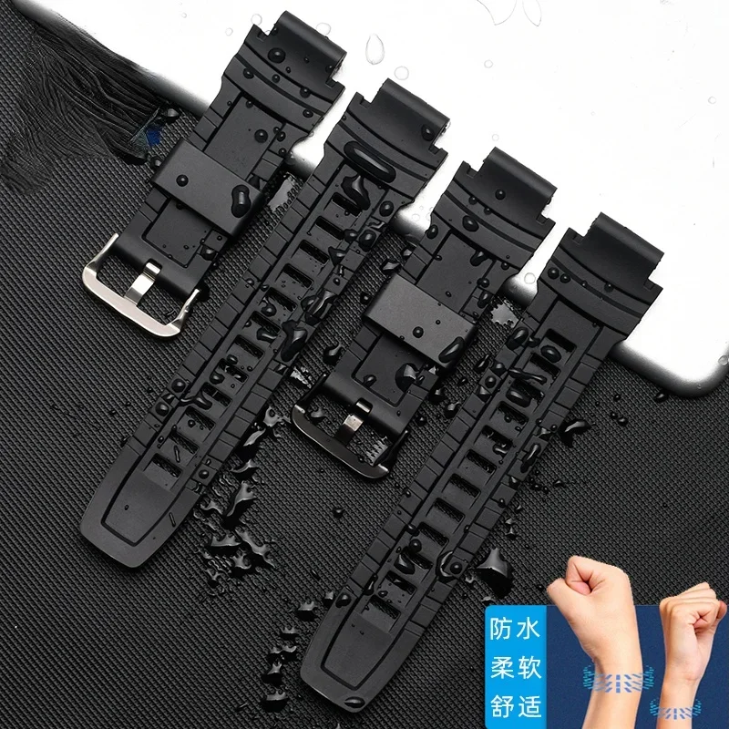 Silicone Watch Strap for Casio G-shock Watchband Protrek PRG-500 510 550 280 250 PRG-260 270 500 PRW-3500 2500 5100 Band 18mm