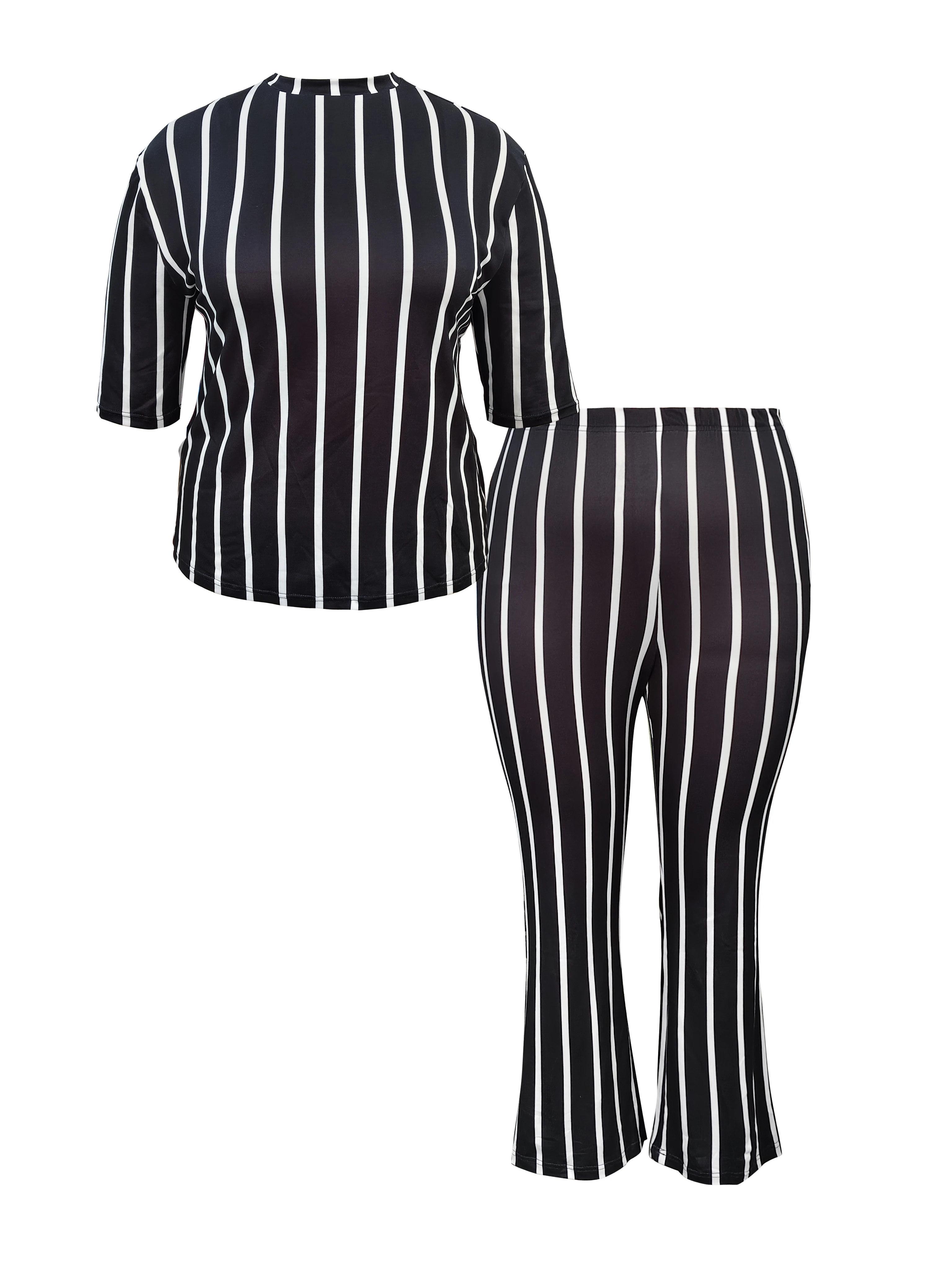 مجموعة البائع الكلاسيكية باللون الأسود - والأبيض المخطط الأكثر مبيعًا: اتجاه جديد في براعة عصرية