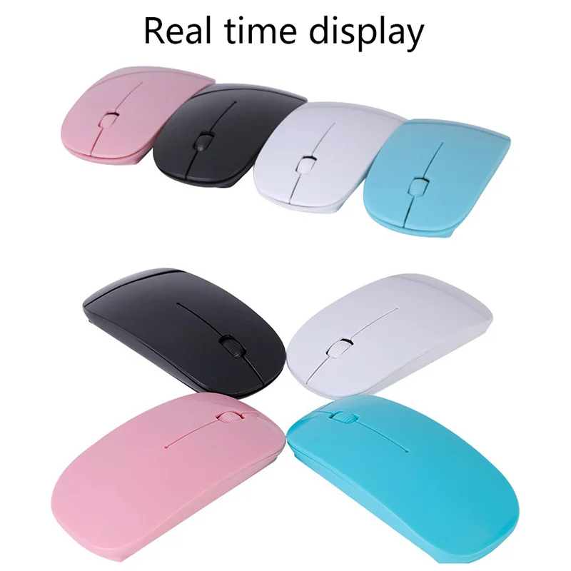 Laptop Mouse Suitable For IPhone Wireless 2.4g/bluetooth Mouse Business Office Simple 3-button Light Office Unisex Solid Color