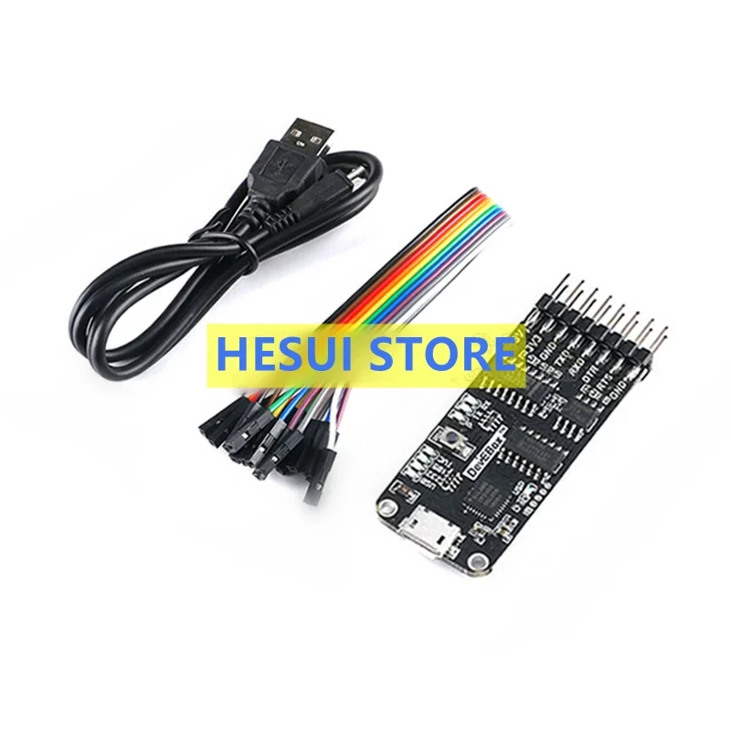 10-in-1 multifunctional serial port module USB to TTL CP2102 RS485RS232 fully interworking