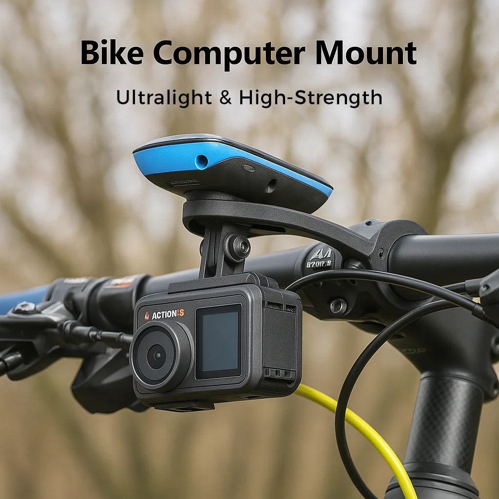 ZOYOSPORTS Soporte para bicicleta para computadoras de ciclismo Garmin/Bryton/Wahoo, luces y cámara para bicicleta, accesorios para bicicleta de montaña/carretera
