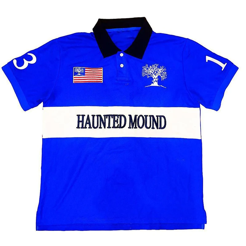 

Y2K Vintage Letter Printing Polo Shirt Top Hip-hop Casual Sport T-shirt Oversize Short-sleeved Contrast Stitching New Couple Tee