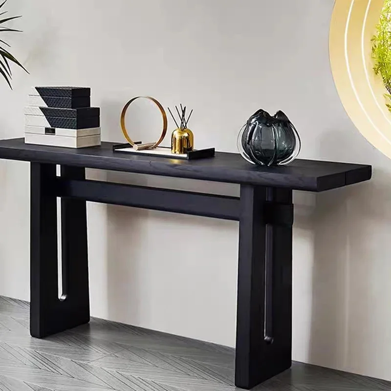 طاولات وحدة تحكم بتصميم جمالي فريد، طاولة وحدة تحكم أنيقة وبسيطة، أثاث غرفة المعيشة Mesa De Recibidor De Entrada