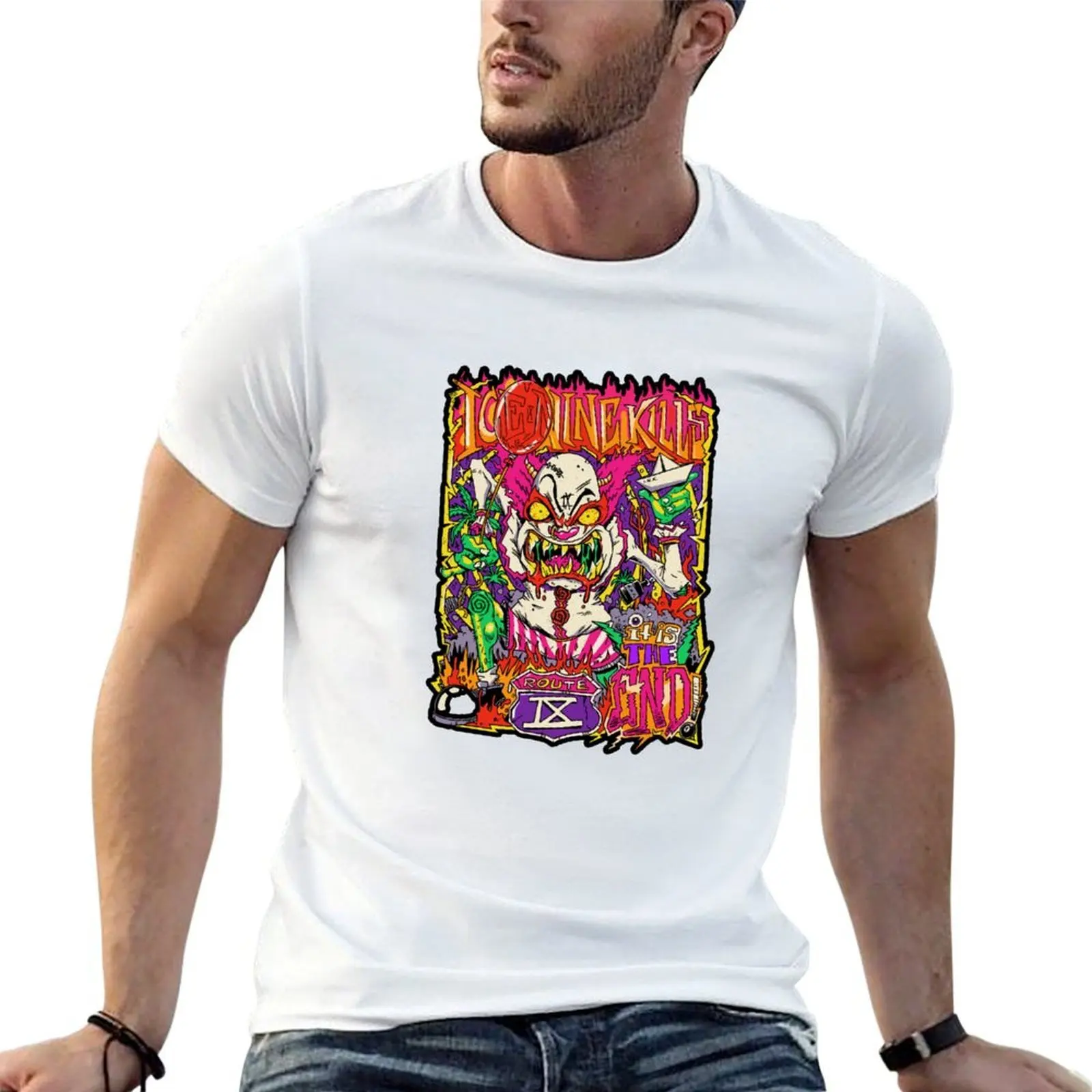 

Zombie Clown T-Shirt mens graphic t shirts t shirts for man cotton funny t shirts cotton 100% T-shirt