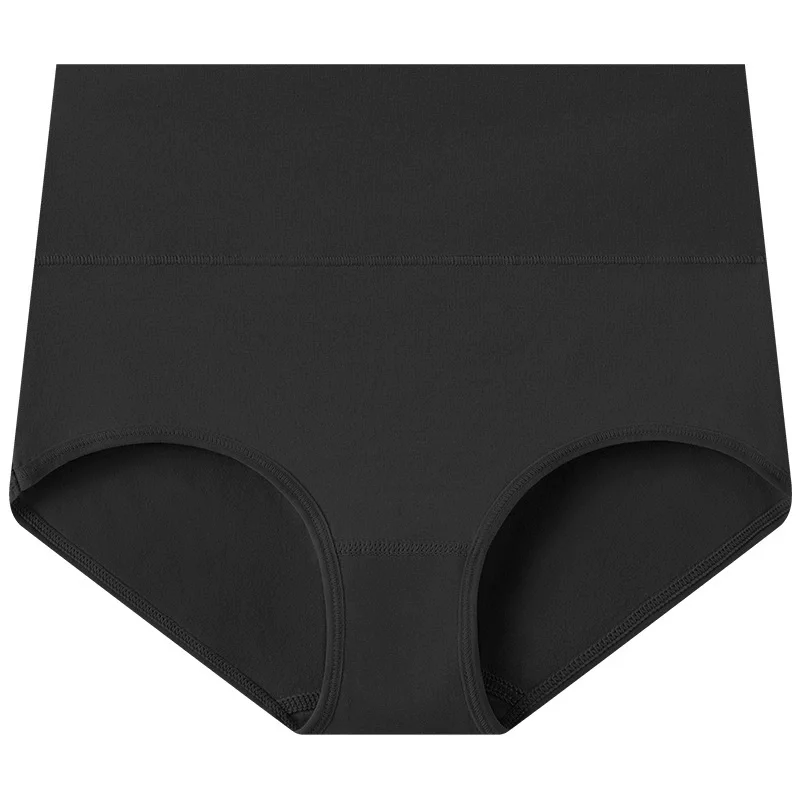 5 Stück Damen-Höschen mit hoher Taille, Baumwolle, Übergröße, Shaper, einfarbig, atmungsaktiv, Bauchunterstützung, Unterwäsche, sexy Dessous für Damen – Detail 10