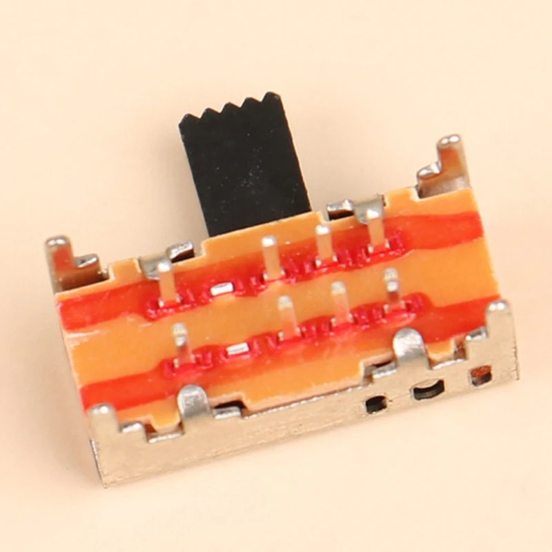 10 قطعة تبديل التبديل sk23d05g6 صف مزدوج 3 والعتاد 8 دبوس مفتاح منزلق أفقي #6