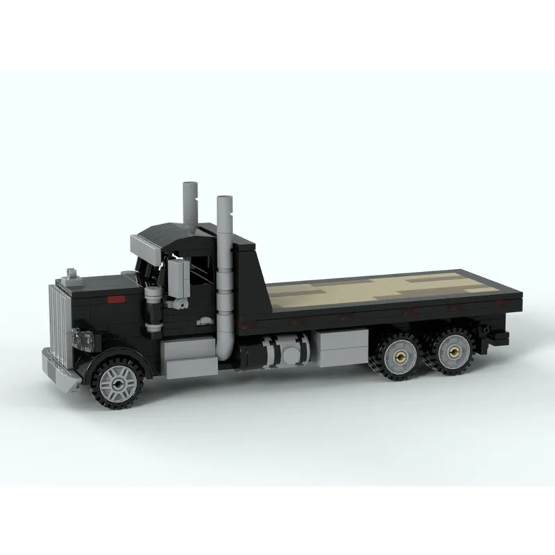 

MOC-254650 New Urban Mini Flatbed Truck Building Block Model 364 Parts MOC Boys Children's Birthday Christmas Toy Gift