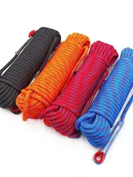 10m Outdoor Rock Climbing Escape Rope 12mm Diameter Safety Survival Cord Climbing Rope Safety Survival Cord Rock Climbing Rope 3