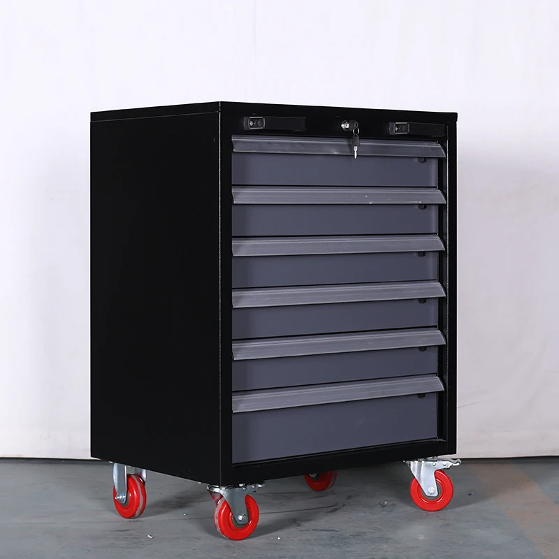 Workshop 6 Drawer Tool Cart Trolley Heavy Duty Mechanic Tool Box Roller Cabinet