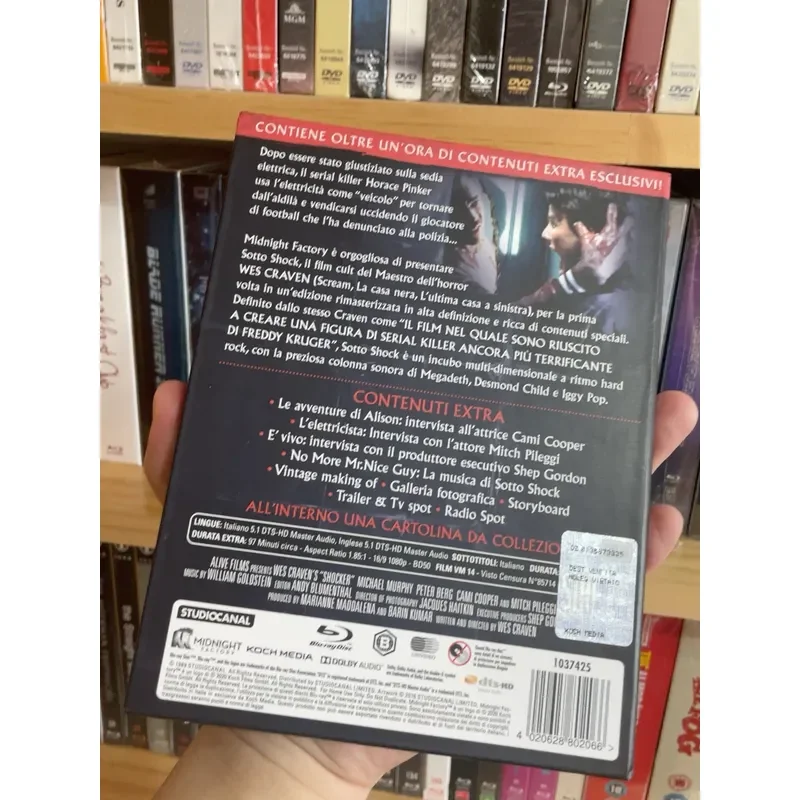 Italian Version Midnight Factory Blu-ray Ghost Electric King Tray Version Unpacked Product As Shown In Picture On Factory