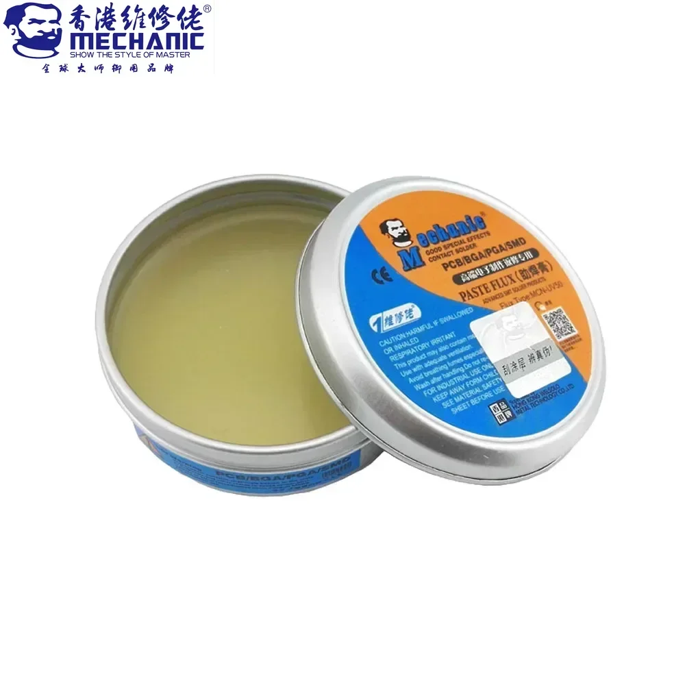 

MCN-UV80 UV50 No-Clean Paste Flux Soldering Tin BGA Solder Flux Electric Soldering Iron Welding Fluxes for PCB BGA PGA SMD