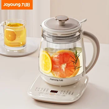 1.5 리터 건강 냄비 316L 스테인레스 스틸 온도 조절 전기 주전자 가정용 다기능 마이크로 컴퓨터 터치 끓는 주전자