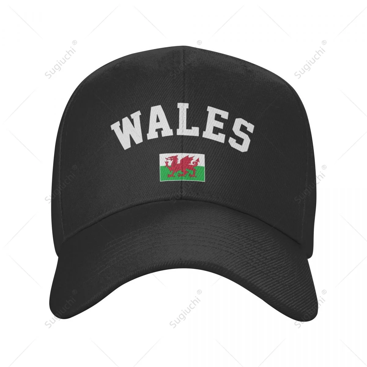 Unisex Baseball Cap Wales Cymru Cardiff Independence Day Wild Sun Shade Peaked Adjustable Outdoor Caps for Men Women