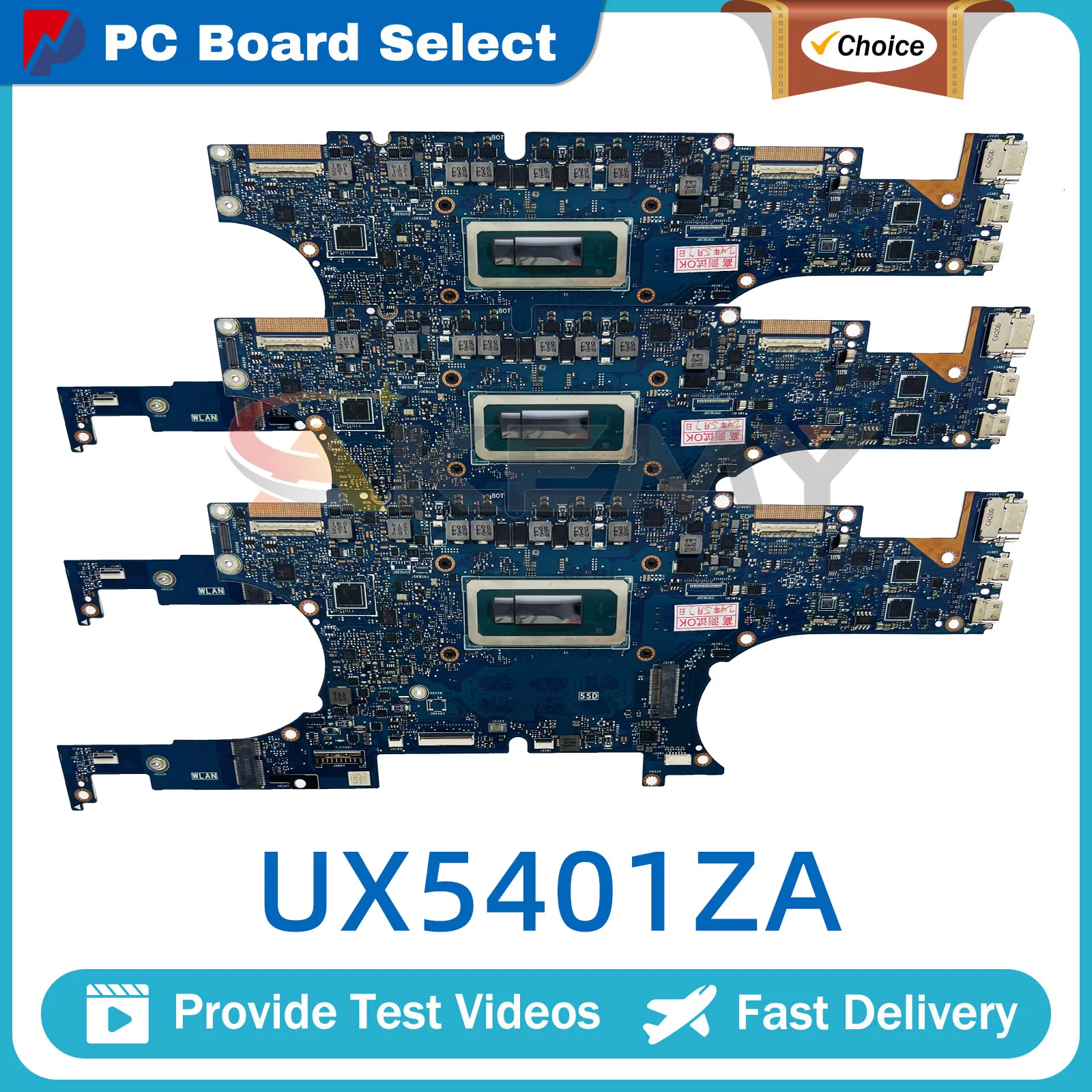 

UX5401ZA Laptop Motherboard For ASUS ZenBook UX5401ZAS UX5401Z BX5401ZA RX5401ZA BX5401Z RX5401Z Mainboard W/ 12th Gen i5 i7 i9