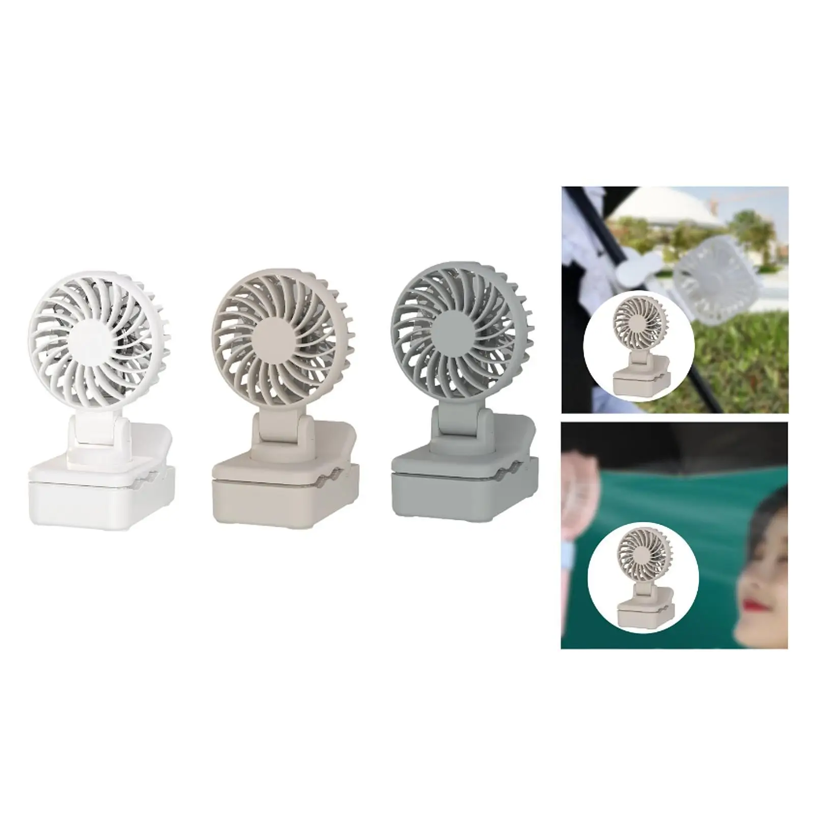 مشبك على مروحة مريحة وخفيفة الوزن و3 سرعات قابلة للتعديل ومروحة مكتب شخصية صغيرة للسفر وغرفة النوم والمشي لمسافات طويلة والمكتب والتسلق