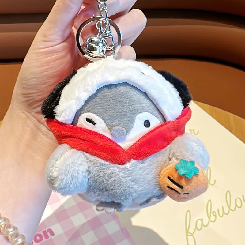 fashione penguin change cute plush  key chain soft pendant cute little doll gift backpack pendant couple gift