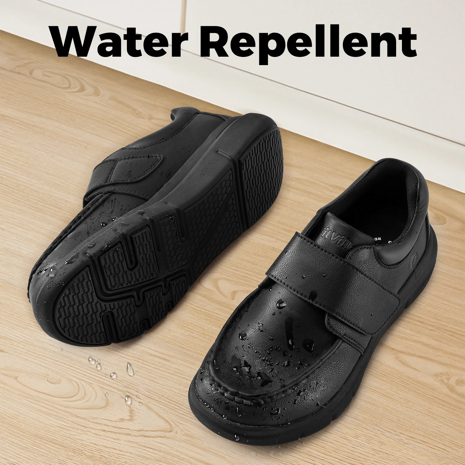 FitVille Wide Fit Herren-Lederschuhe, Diabetiker-Wanderschuhe, Oxford-Schuhe, formeller Business-Schuh, bequem für den ganzen Tag