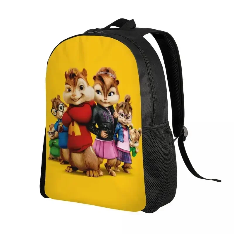 Custom Alvin Seville Anime Cartoon Backpack for Men Women Waterproof School College The Chipmunks Character Bag Printing Bookbag