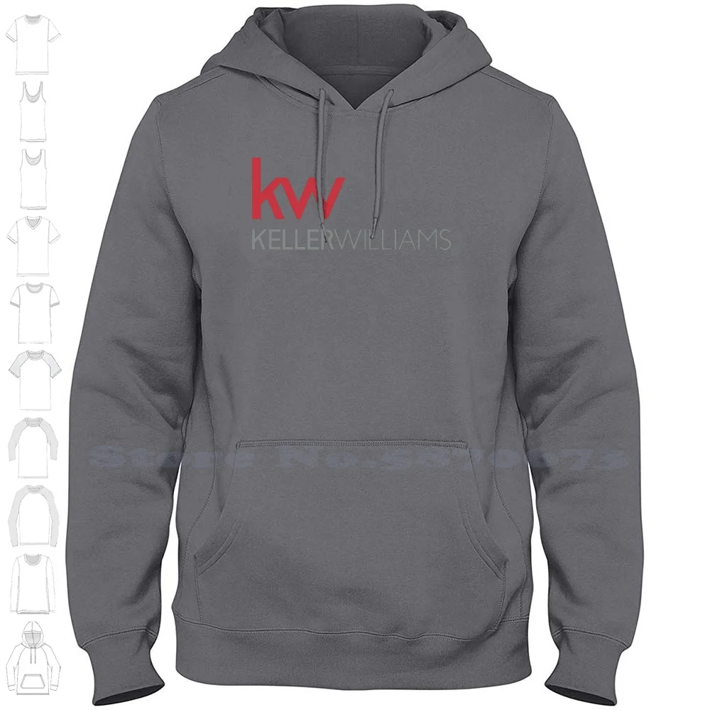 Keller Williams Logo Casual Clothing Sweatshirt Printed Logo 100% Cotton Hoodie