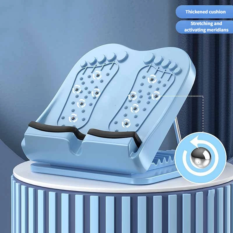 Neues verstellbares Neigungsbrett für gerades Bein, Beinformung, Dehnen, Wadenmassage, Magnet, Dehbrett, faltbares Diagonalbrett