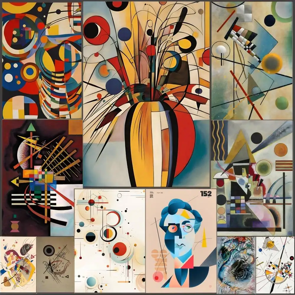 Wassily Kandinsky Poster With Prints Home Bedroom Living Roo
