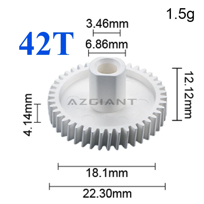 AZGIANT 42T for Toyota RAV4 XA50 MK5 C-HR Avalon High Qaulity Car SIDE WING MIRRORS FOLD Rearview Motor Repair Cog Gear 4/10pcs