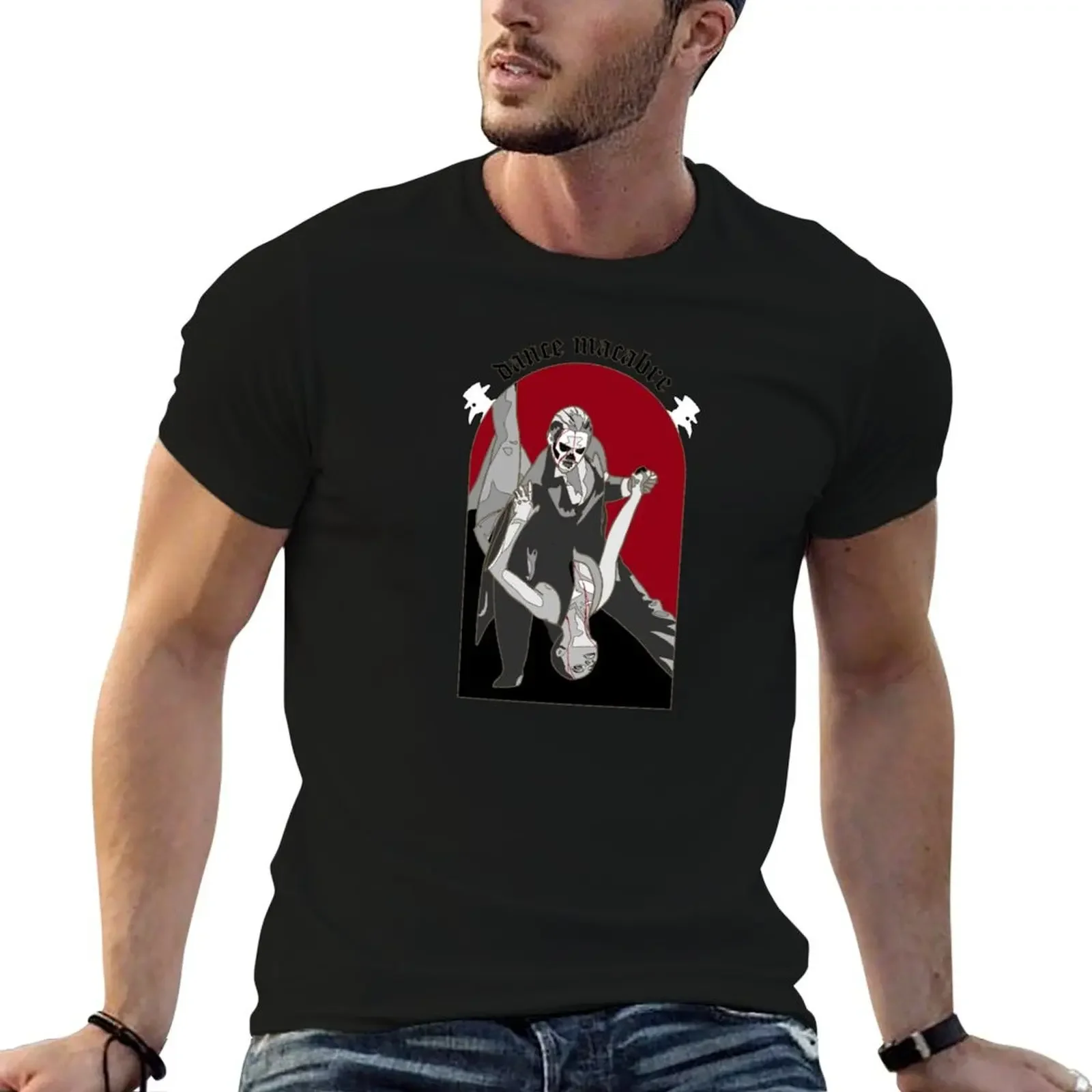 Dance Macabre T-Shirt summer tops customs customs design your own cute clothes mens cotton t shirts