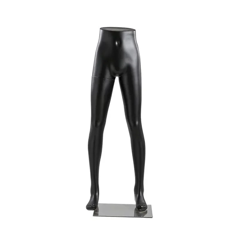 Half Body Standing Mannequin Lower Body Plastic Display Stand for Leggings Pants Men Women Clothing Store Window Dress Form