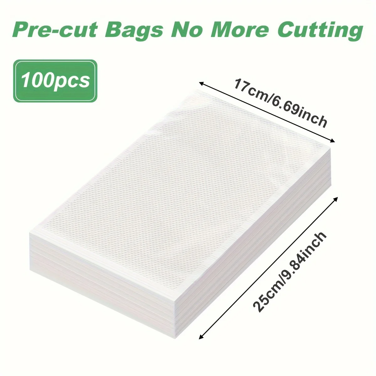 Kitchen Food Vacuum Bags Film Heated Freezer Packaging Bags Transparent Vacuum Bags for Food Home Vacuum Storage Organizer