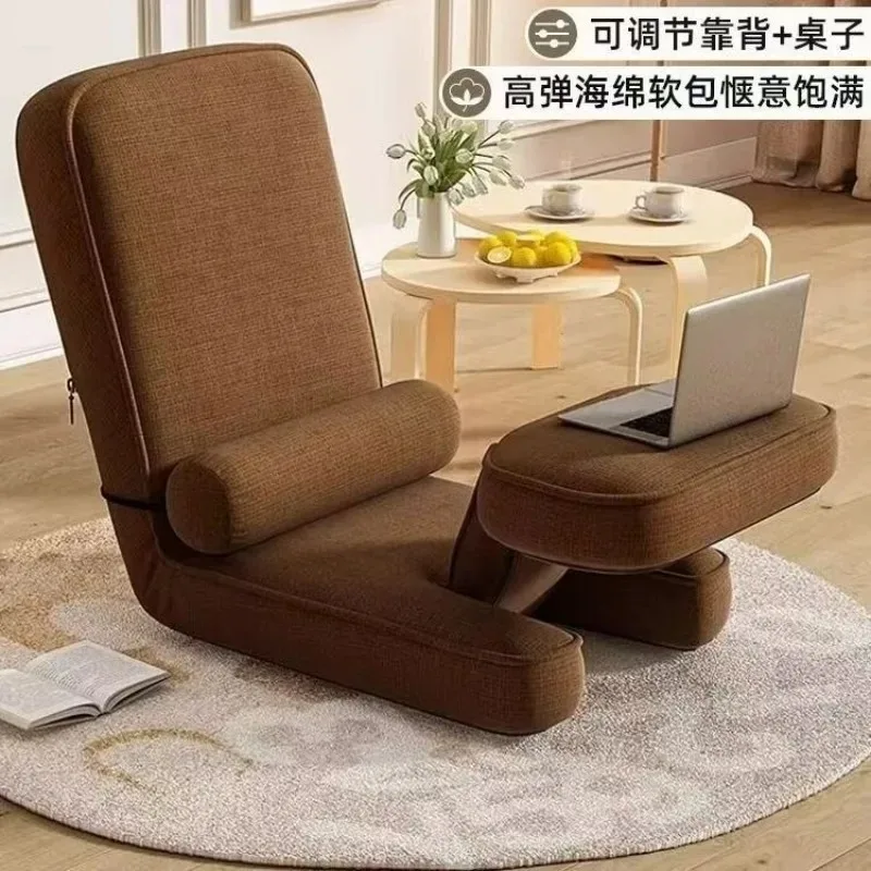 Small apartment folding dormitory bay window bed chair single back chair