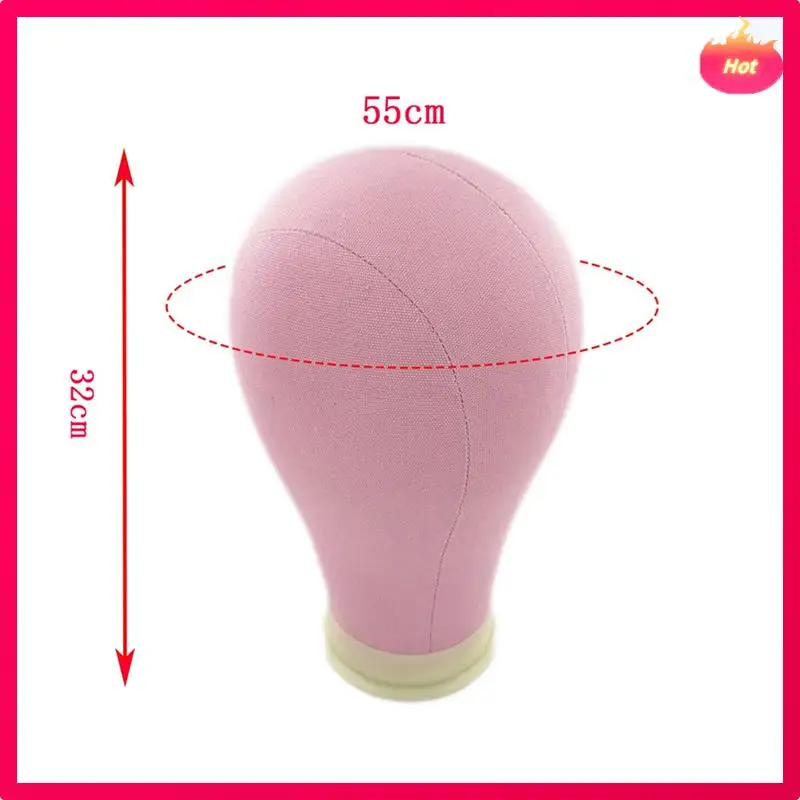 AD-رأس التدريب القزم رئيس للشعر المستعار المعرضة رئيس للشعر المستعار تقف المهنية التصميم رئيس قماش المعرضة رئيس