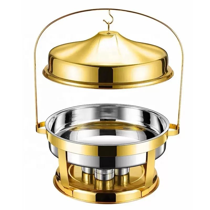 

20L Chafing Dishes Stainless Steel Chafer Dishes Buffet Set Lager Capacity Food Warmers For Wedding Party