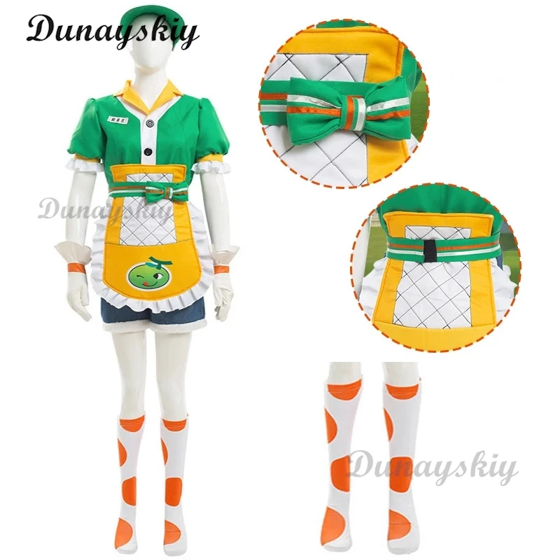 Game Overwatch Mei Cosplay Costumes Shoes Meiling Zhou Honeydew Clothes Halloween Carnival Outfit For Women Girls