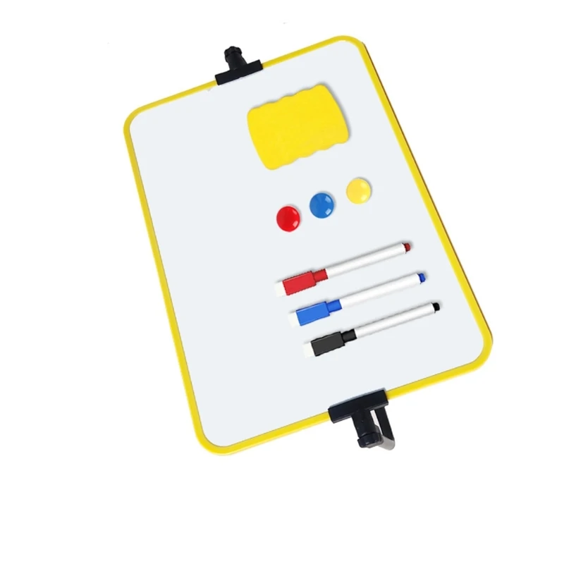 Een dubbelzijdig whiteboard met 4 magnetische witborden voor onderwijs en kantoorgebruik Y9RF