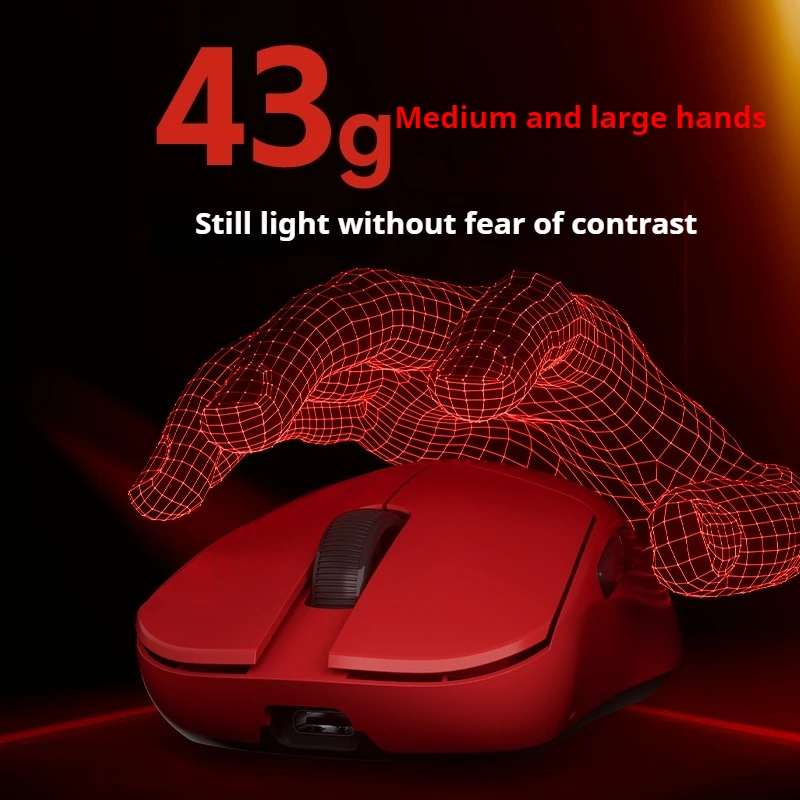 MADLIONS MAD G/Pro Wireless Gaming Mouse Ultra Lightweight Dual Mode 2.4GHz Esports Mouse Original Phase PAW3395 Optical Mouse