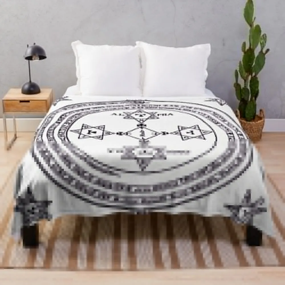 

Magical Circle of King Solomon BIG Throw Blanket Decoratives Sofa Quilt Plaid Blankets