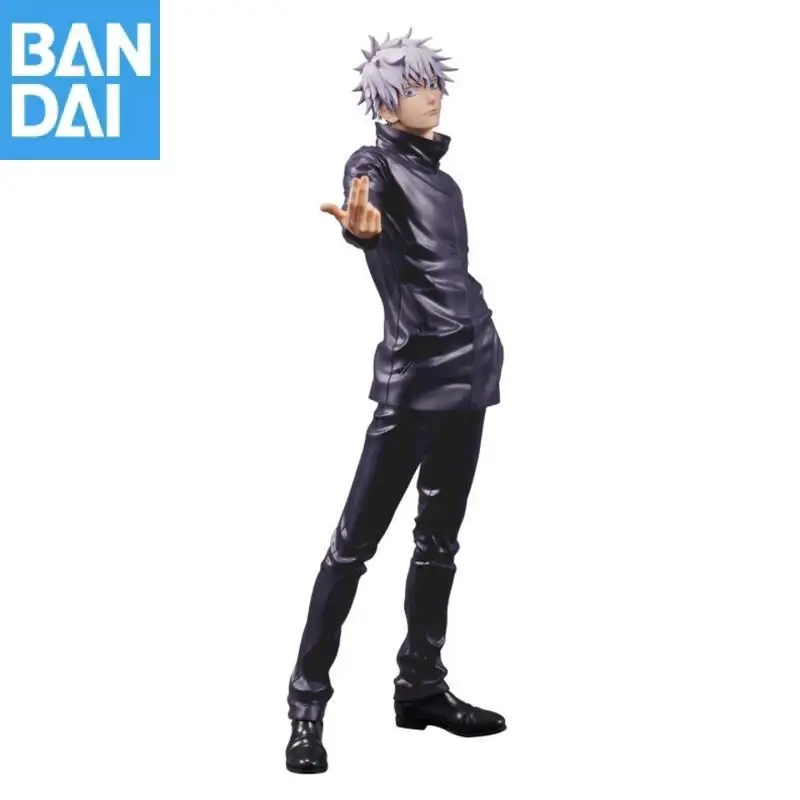 Original Bandai Namco Banpresto Jujutsu Kaisen Grandista Gojo Satoru Pvc Anime figura modelo coleccionista adorno de escritorio juguete para regalo