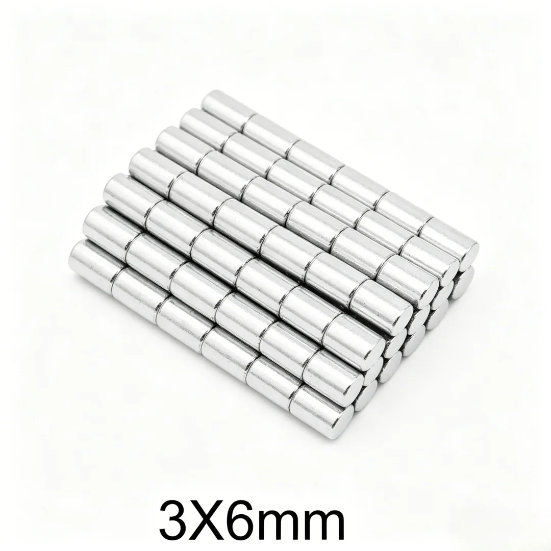 3x6 Search Minor Diameter Magnet 3mm x 6mm Bulk Small Round Magnets 3x6mm For Home Refrigerators, Offices DIY 3*6