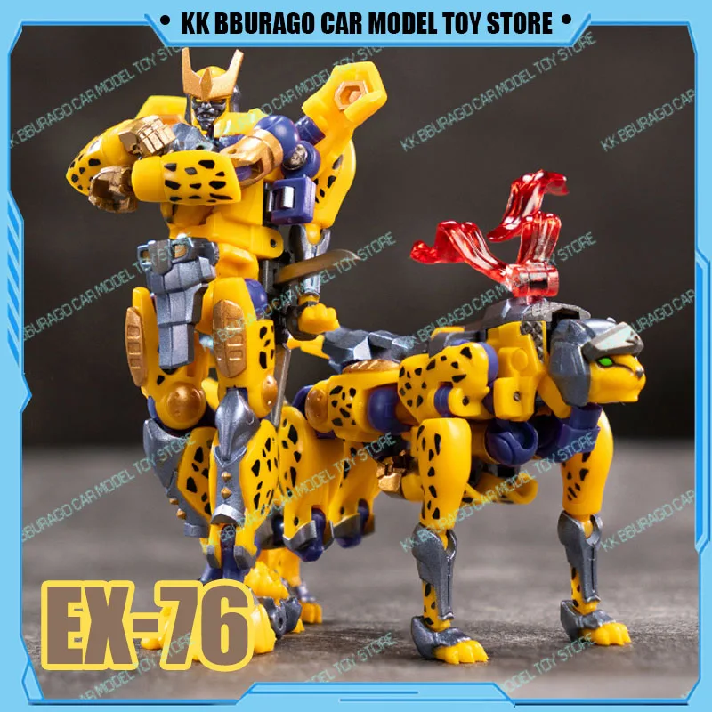

Iron Factory Transformation Ex-76 Action Figures Cheetor Raiga Samurai Series Small Scale Mecha Model Figurines Toys Child Gift