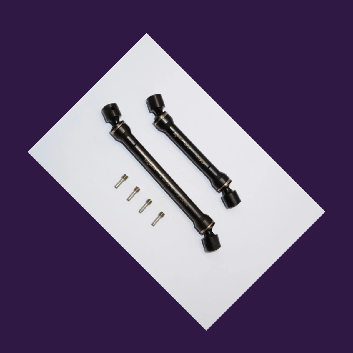 

СТАЛЬ GPM # 45 ПЕРЕДНЯЯ + ЗАДНЯЯ ЦЕНТРАЛЬНАЯ ВАЛ (F:95MM-105MM, R: 126MM-138MM) AXIAL SCX10 II 90046