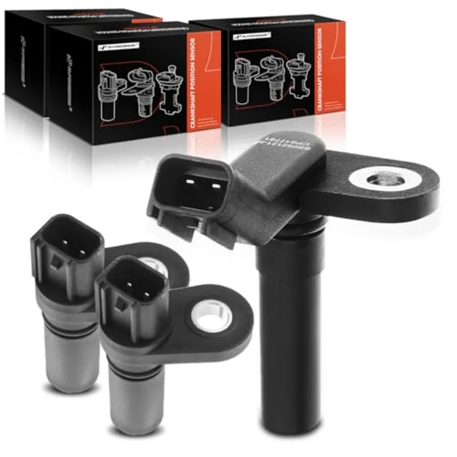 

3-PC Engine Camshaft Crankshaft Position Sensors Compatible with Ford F-150 F-250 F-350 Super Duty Mustang Expedition Explorer