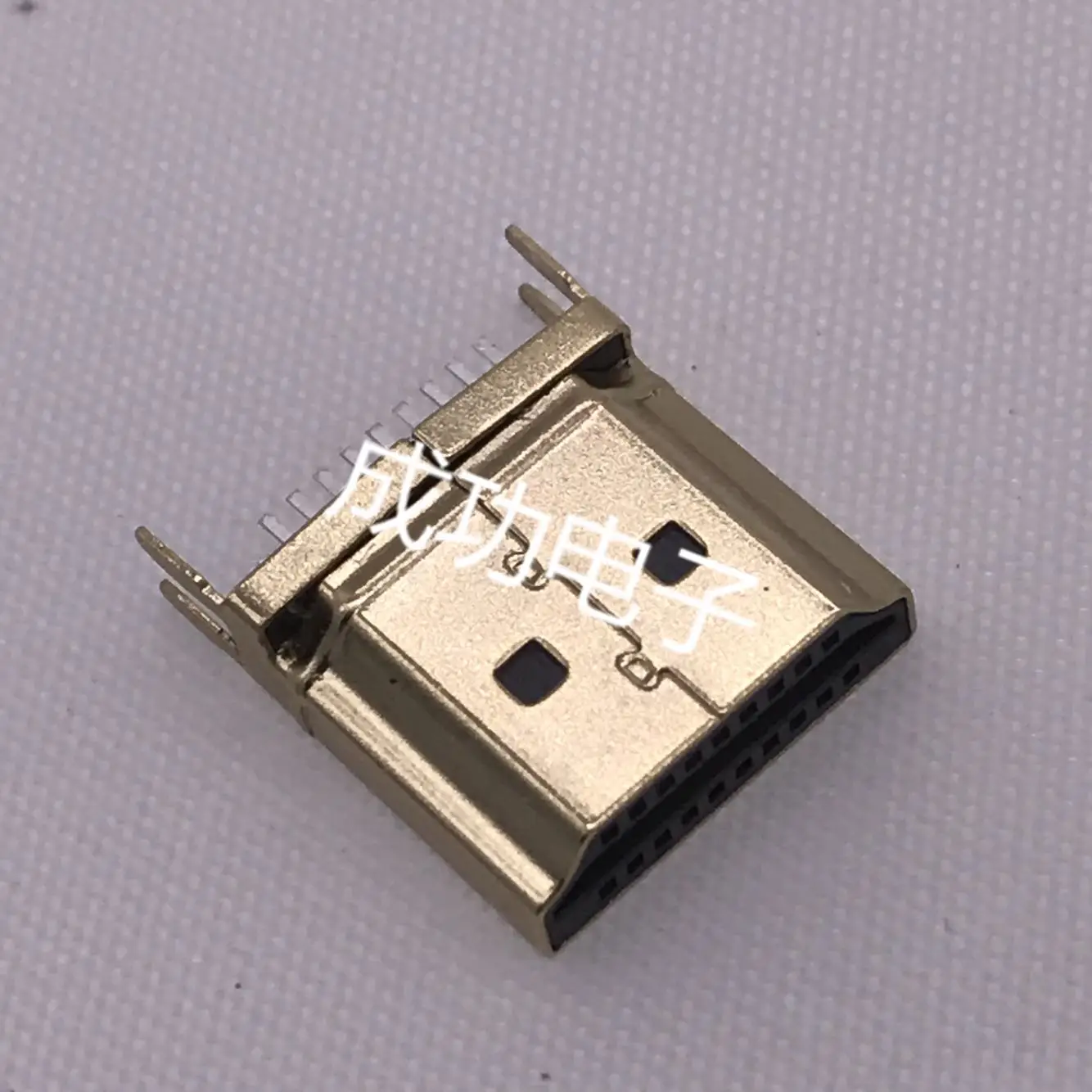 For Splint male HDMI high definition connector, male splint type 1.6 pitch, splint male HDMI plug
