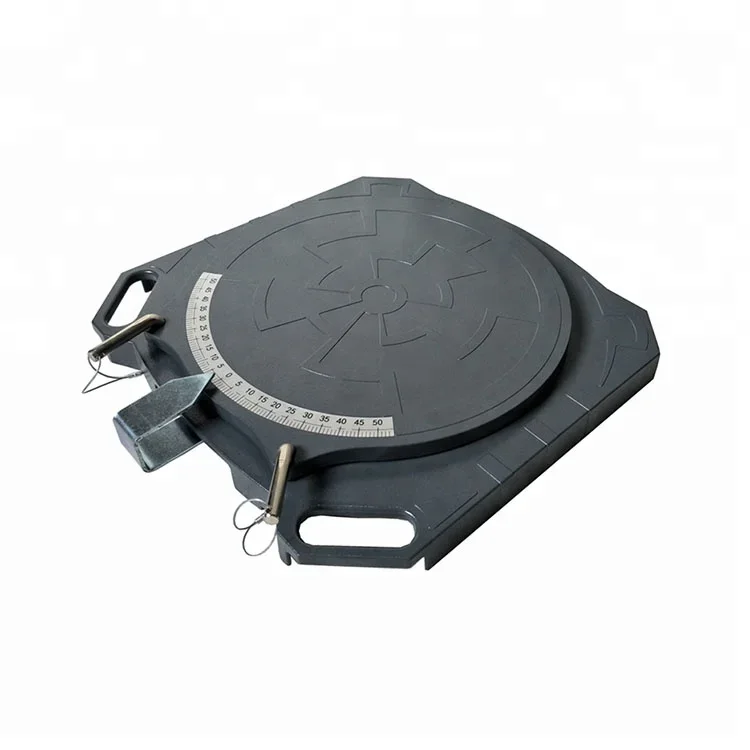 Car 3d Wheel Alignment and Balancing Machine Tools 2 Ton Aluminum Turn Plate with Rubber Accessory