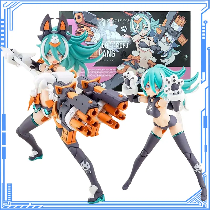 

In Stock Kotobukiya Megami Device Model Kit Anime Figures Puni Mofu Lang Mobile Suit Girl Action Figure Toys for Christmas Gifts